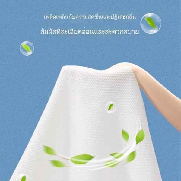 ผ้าเช็ดหน้า ผืนใหญ่ แบบพับ ใช้แล้วทิ้ง อเนกประสงค์ พกพาสะดวก ไม่กินพื้นที่ ใช้ในการออกเดินทาง เล่นกีฬา และอื่นๆ - Image 3