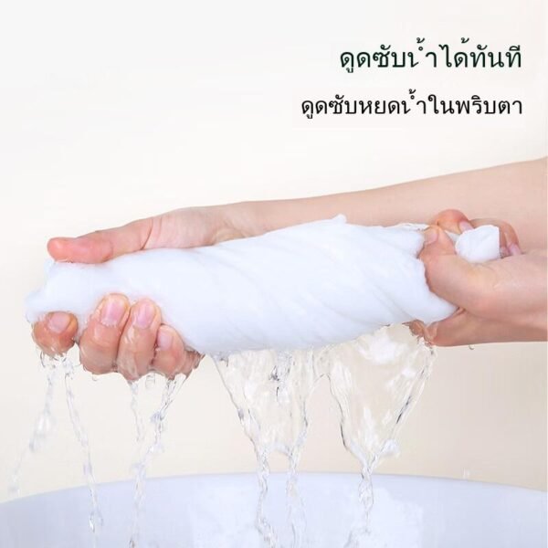 ผ้าเช็ดตัว ผืนใหญ่ แบบพับ ใช้แล้วทิ้ง อเนกประสงค์ พกพาสะดวก ไม่กินพื้นที่ ใช้ในการออกเดินทาง เล่นกีฬา และอื่นๆ - Image 6