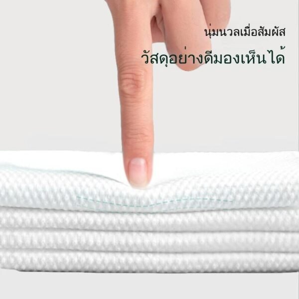 ผ้าเช็ดตัว ผืนใหญ่ แบบพับ ใช้แล้วทิ้ง อเนกประสงค์ พกพาสะดวก ไม่กินพื้นที่ ใช้ในการออกเดินทาง เล่นกีฬา และอื่นๆ - Image 7